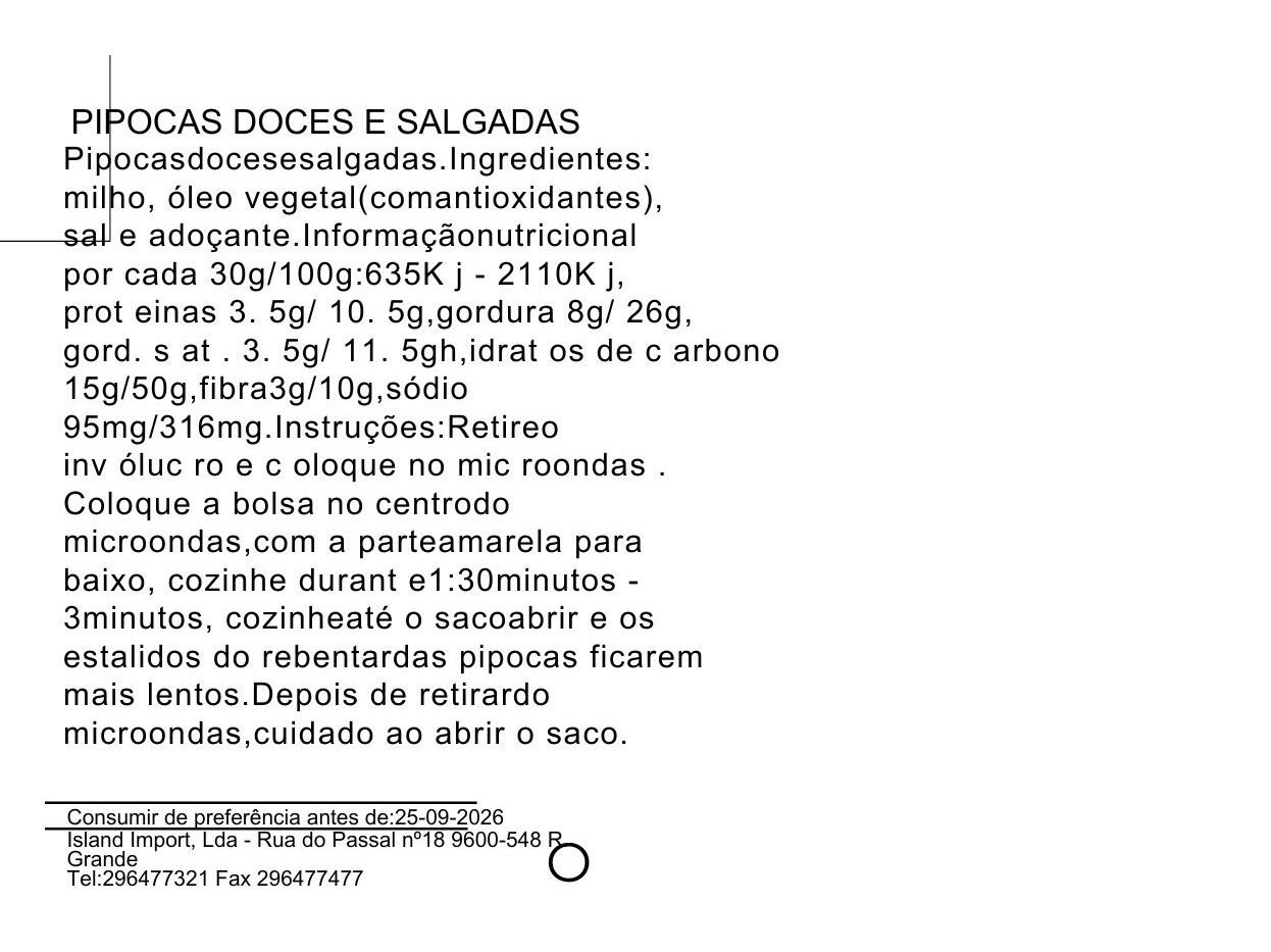 PIPOCAS ACT II DOCES E SALGADAS 85 GR image number 1