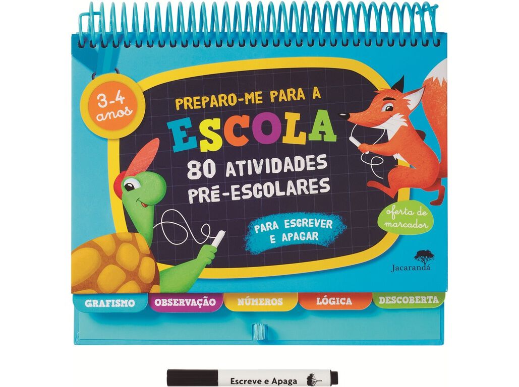 LIVRO PREPARO-ME PARA A ESCOLA 3-4 ANOS image number 0