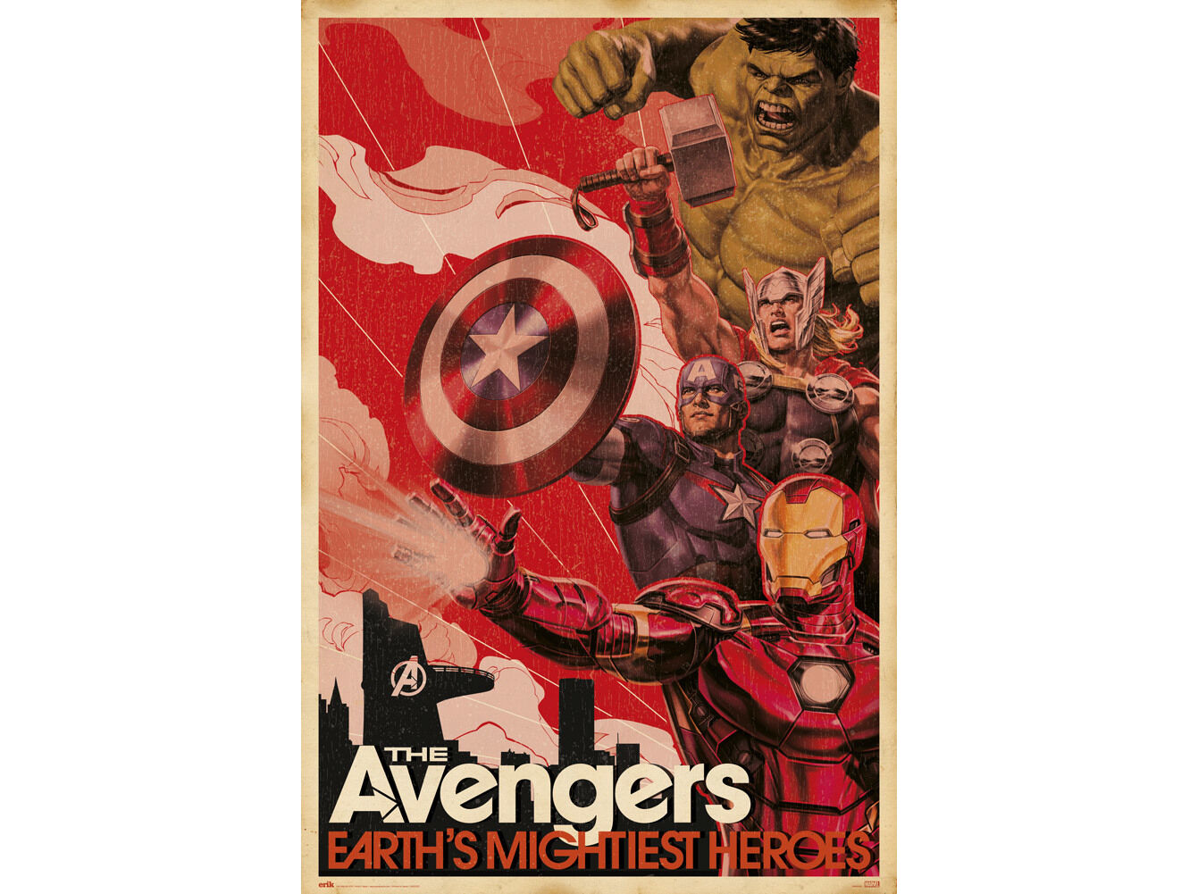 POSTER OS VINGADORES MARVEL image number 0