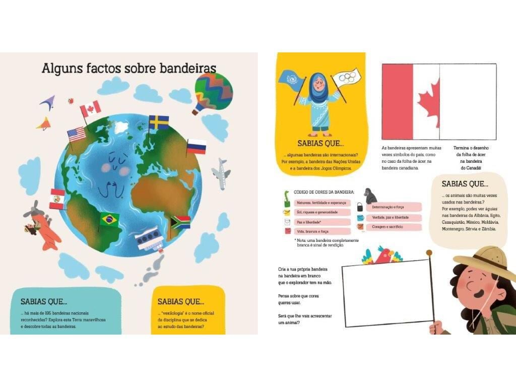 LIVRO EXPLORA BRINCA APRENDE - BANDEIRAS image number 1