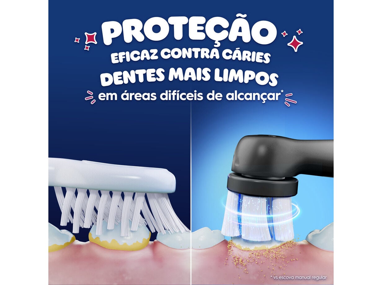 ESCOVA EL&Eacute;CTRICA IO ORAL-B KIDS 6+ SPIDERMAN 1UN image number 1