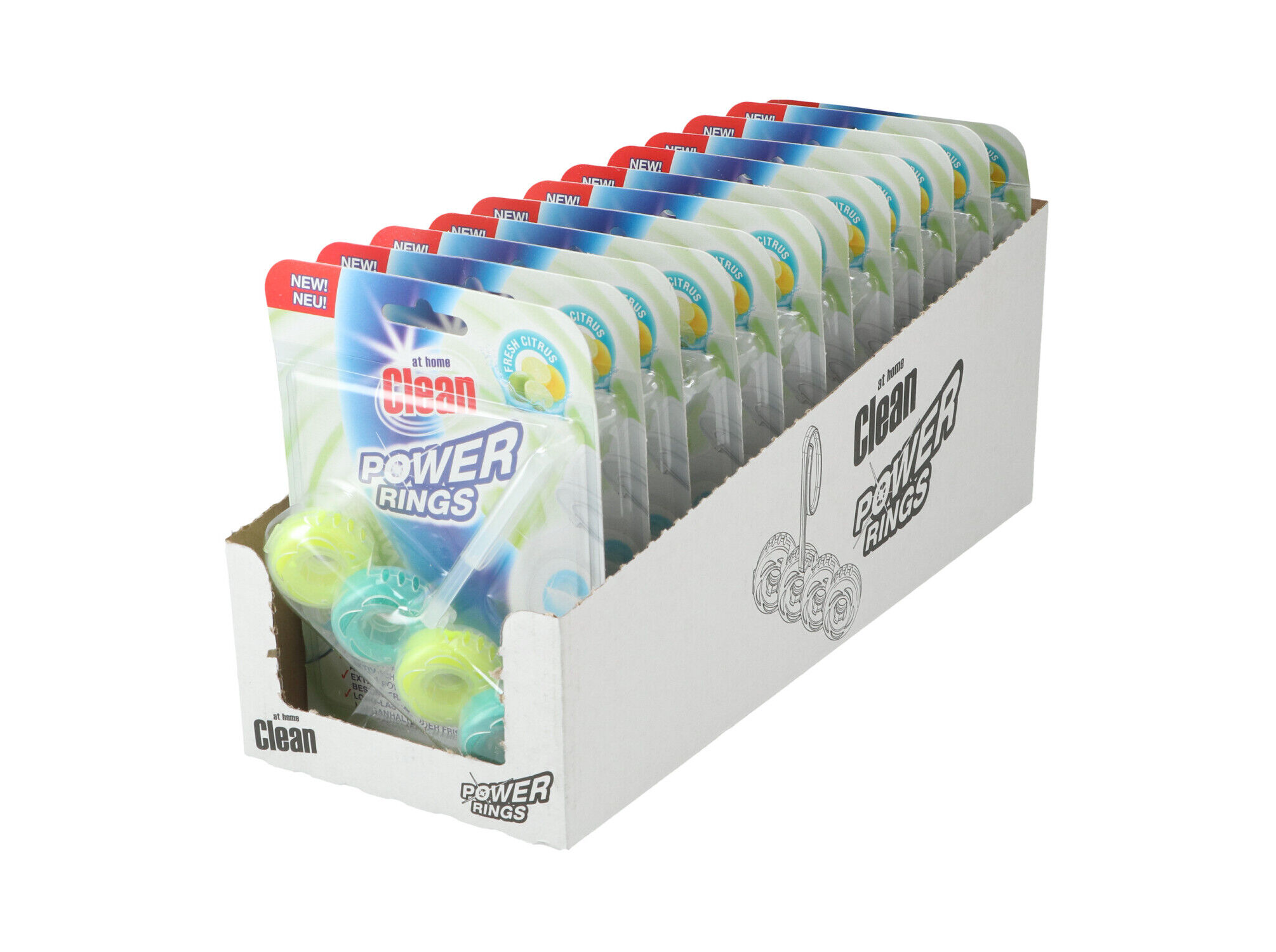 BLOCO SANIT&Aacute;RIO AT HOME CLEAN CITRINOS FRESCOS 1 UN image number 1