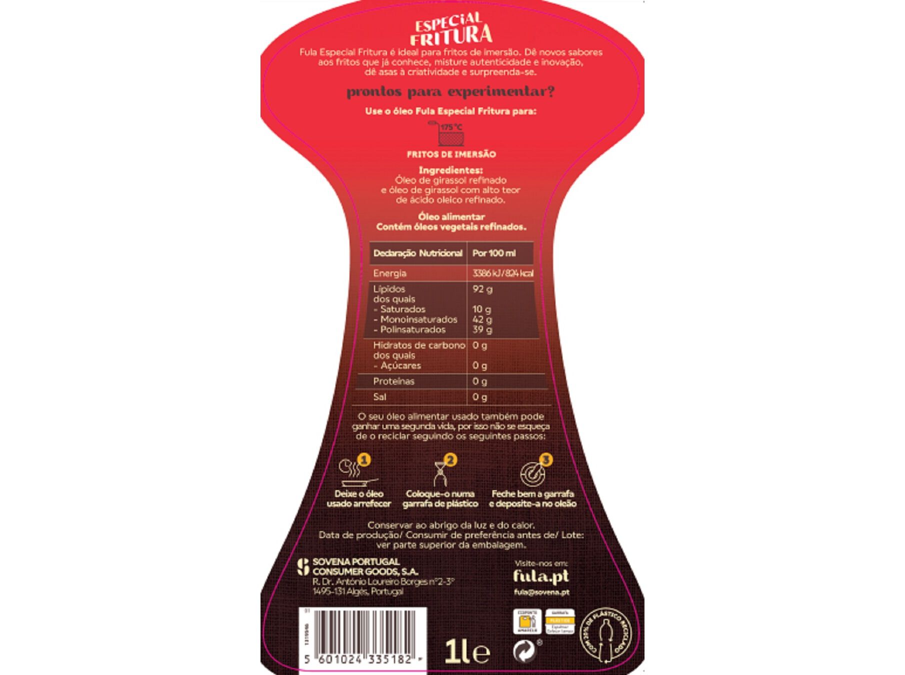 &Oacute;LEO FULA ESPECIAL FRITURA 1L image number 1