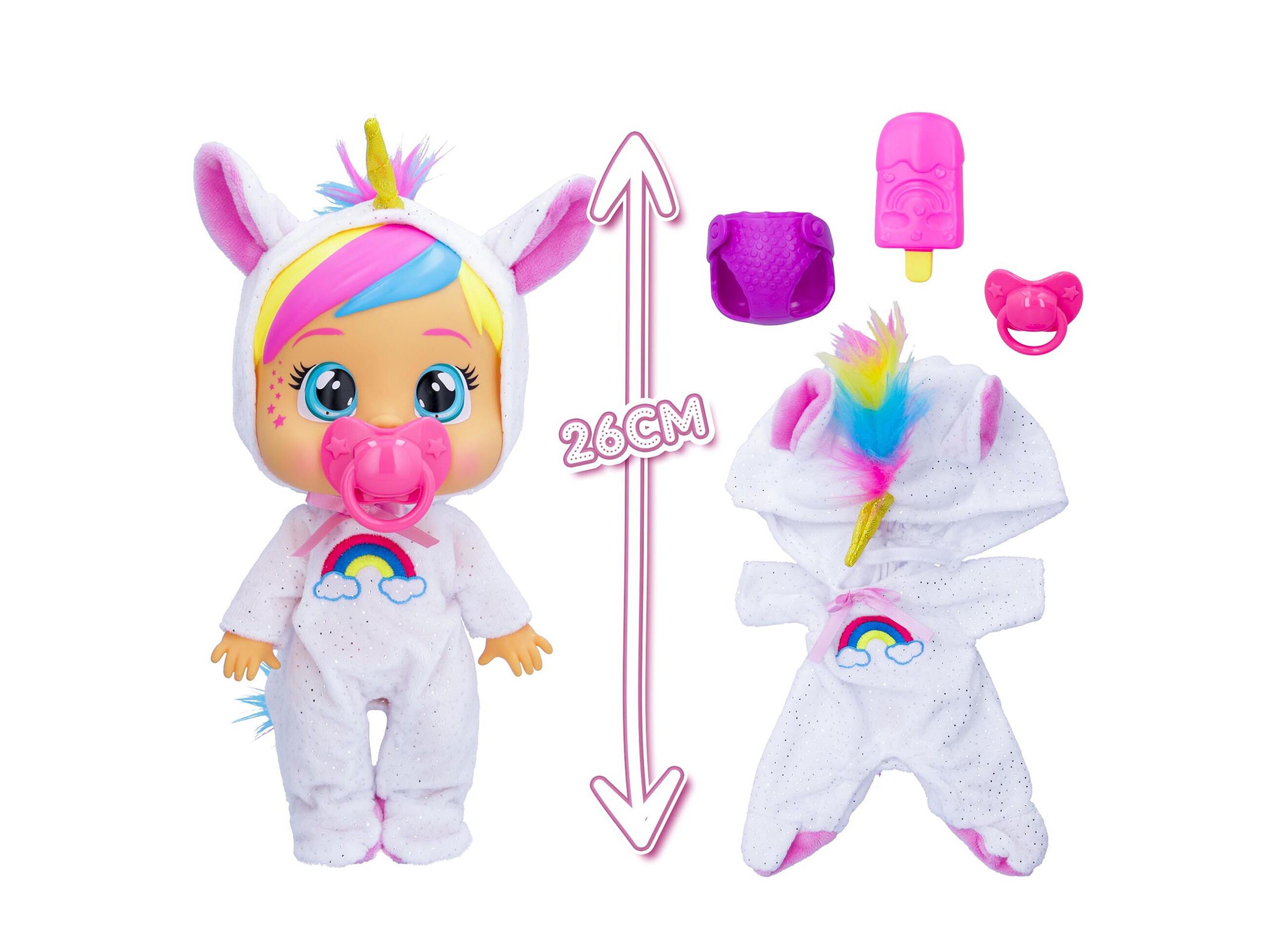 BONECA LOVING CARE CRY BABIES MODELOS SORTIDOS image number 3