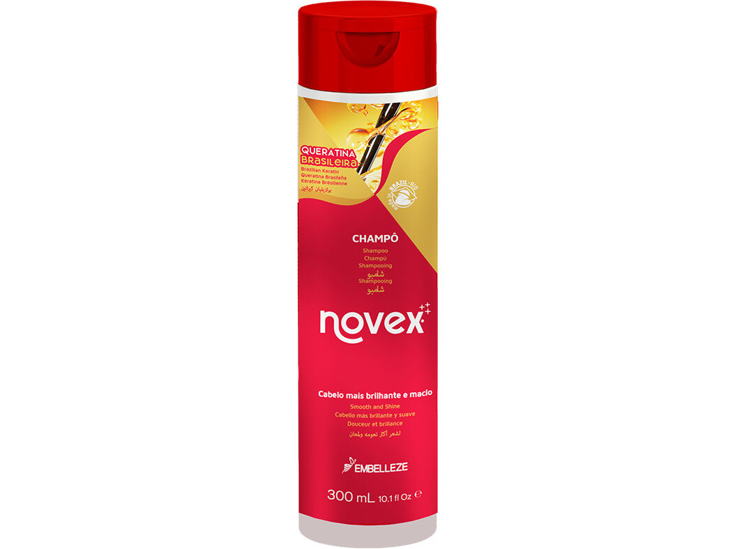 CHAMP&Ocirc; NOVEX QUERATINA BRASILEIRA 300ML