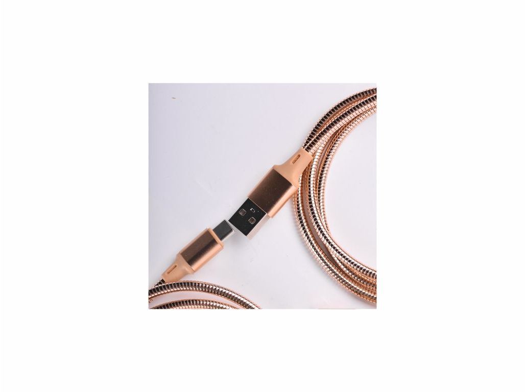 CABO USBA-USBC QILIVE 600166076 METAL GOLD image number 1