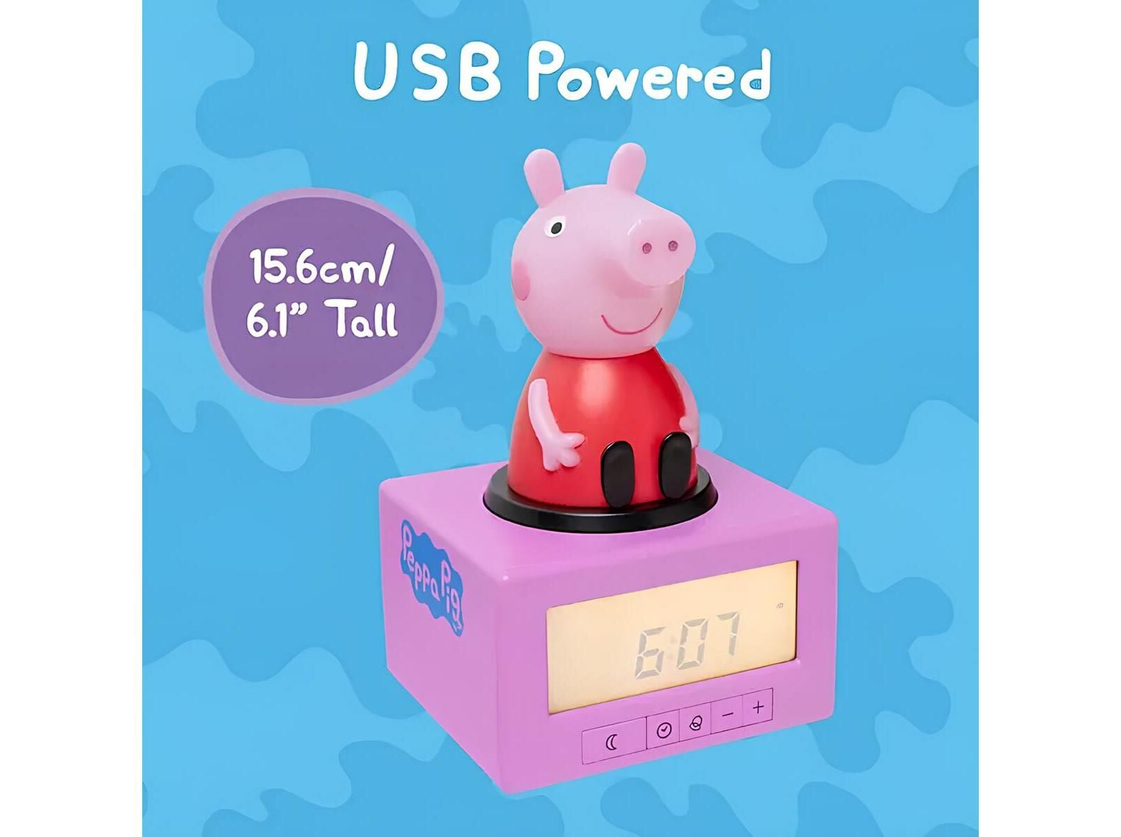 REL&Oacute;GIO DESPERTADOR PEPPA PIG TREINA SONO 15.5CM image number 5