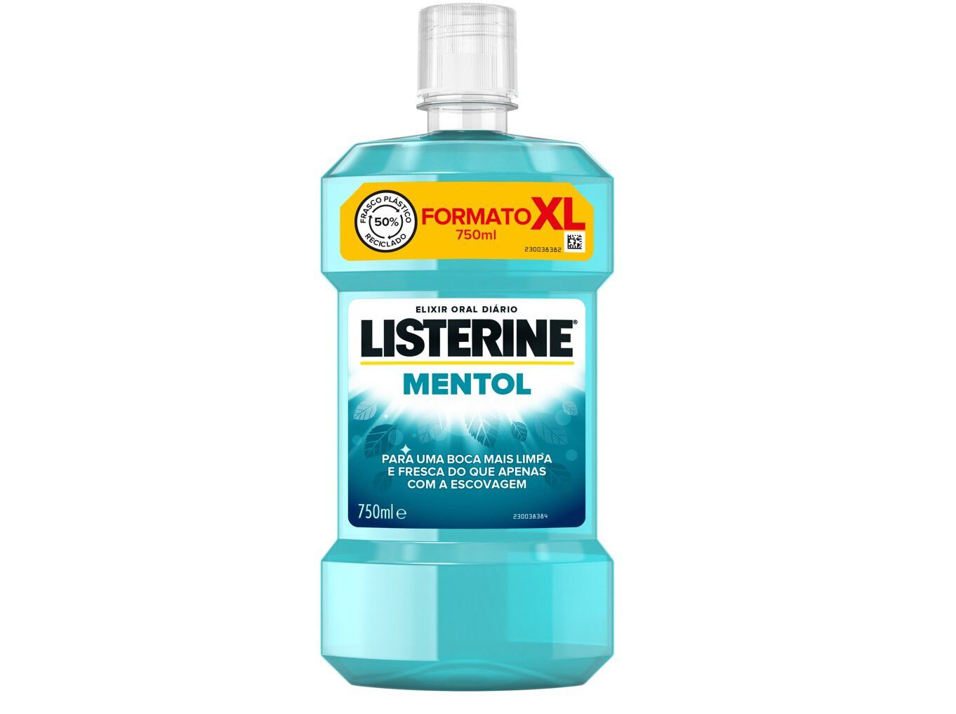 ELIXIR LISTERINE MENTOL 750ML