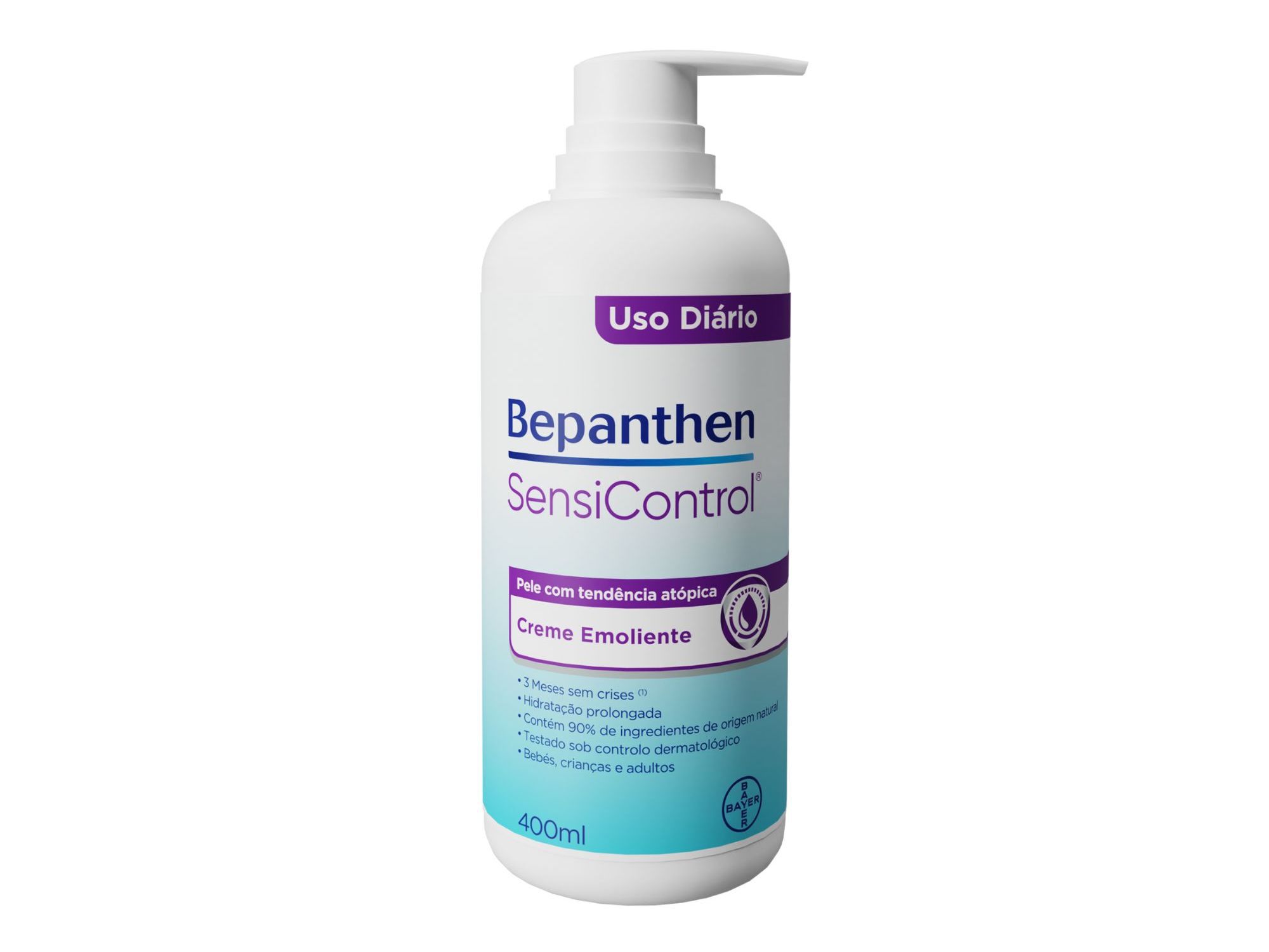 CREME BEPANTHENE SENSICONTROL 400ML COM DOSEADOR