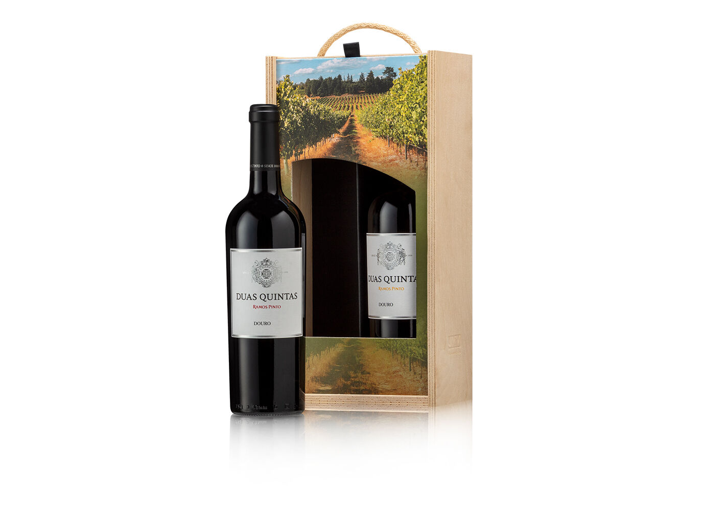CONJUNTO VINHO DUAS QUINTAS TINTO E BRANCO DOURO 2X0.75L image number 2