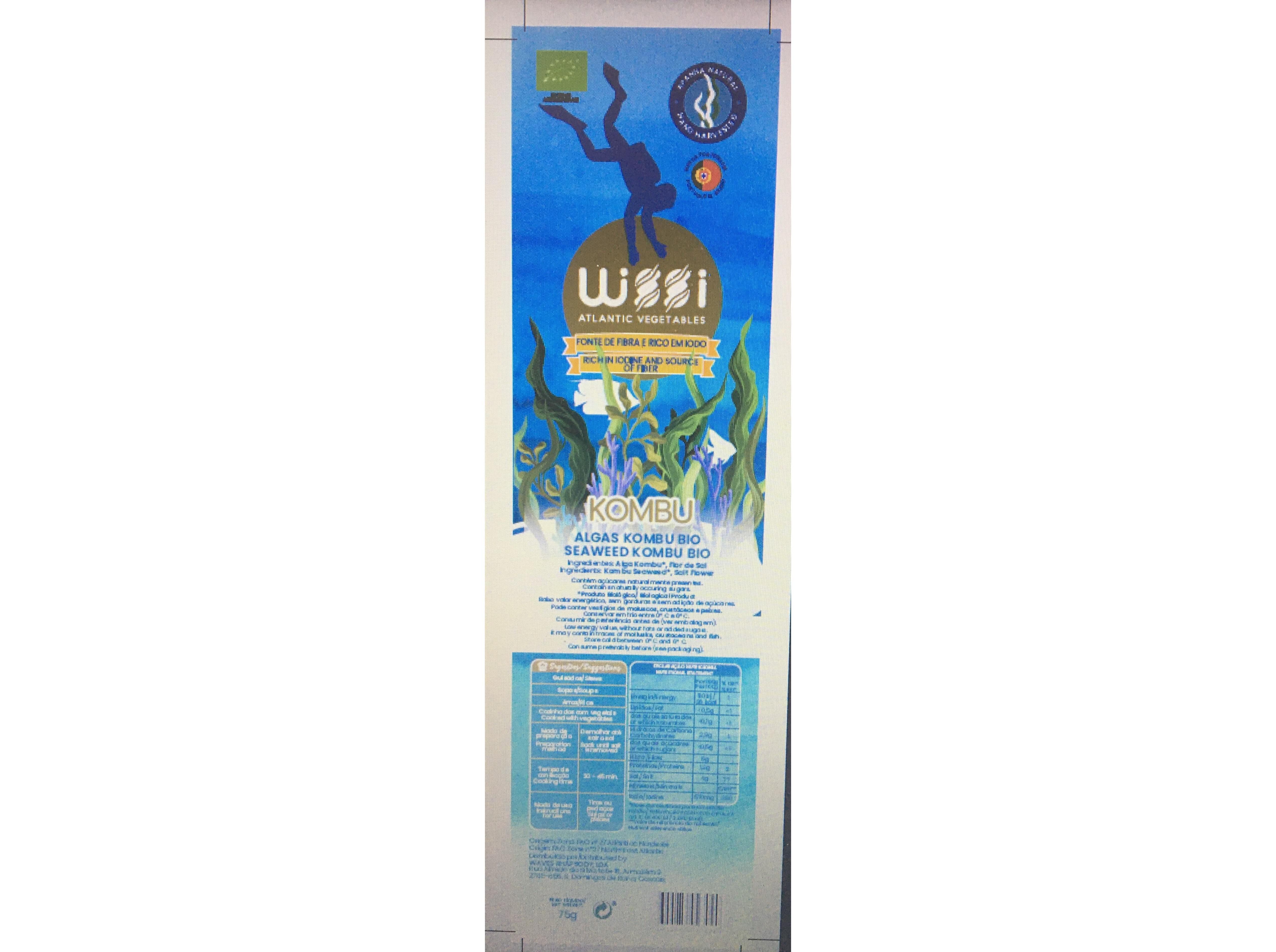ALGAS KOMBU BIO WISSI FRESCA 75GR image number 1