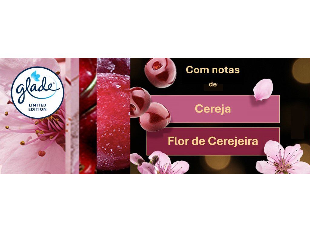 VELA AMBIENTADORA GLADE FLORAL CHERRIES 1UN image number 2