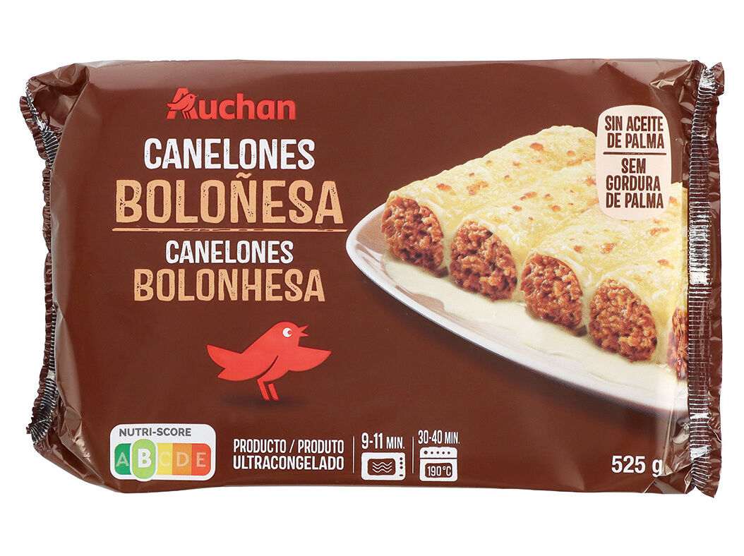 CANELONES &Agrave; BOLONHESA AUCHAN 525G