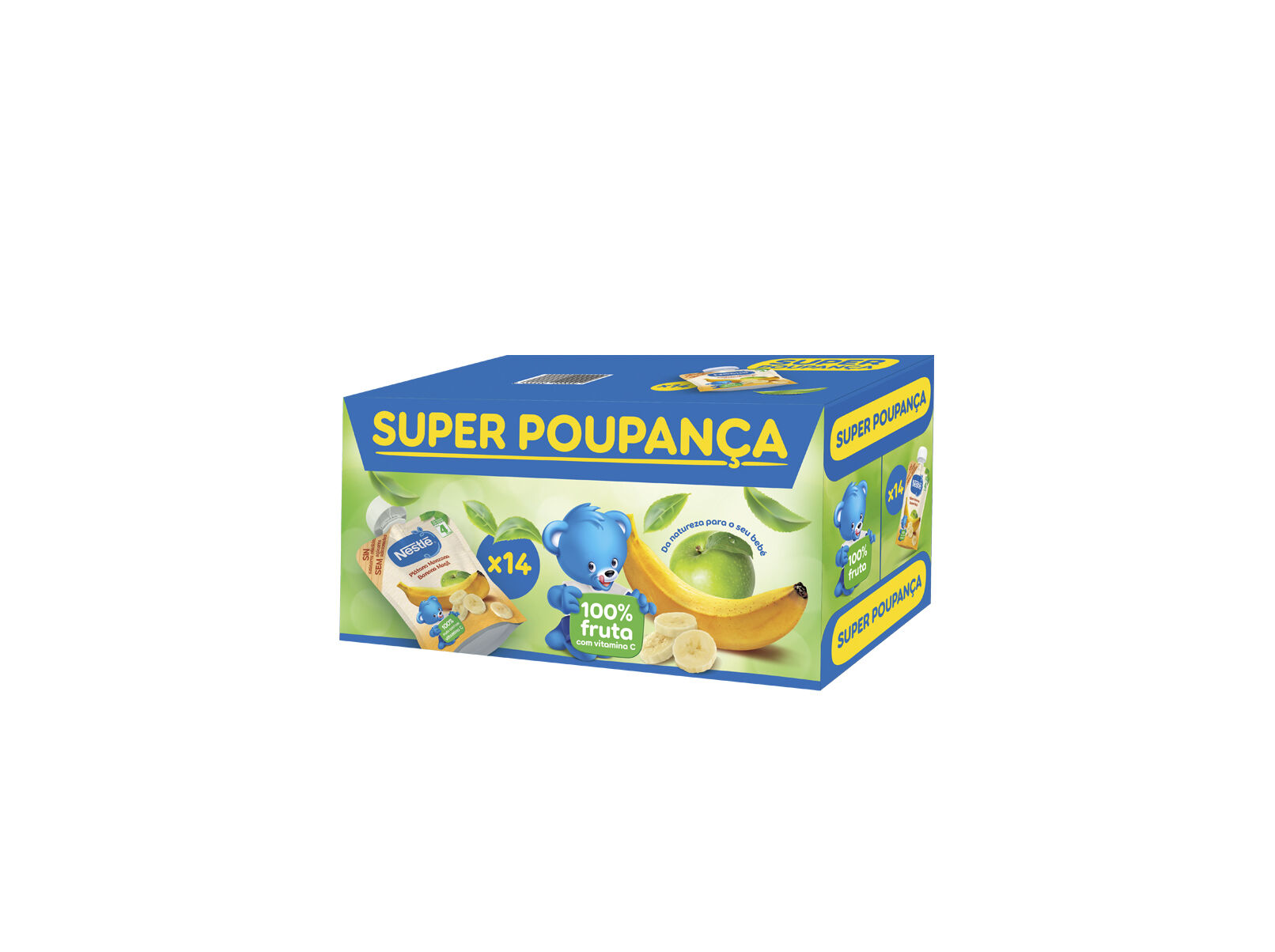 SAQUETA NESTL&Eacute; MA&Ccedil;&Atilde; BANANA 14X90G image number 1