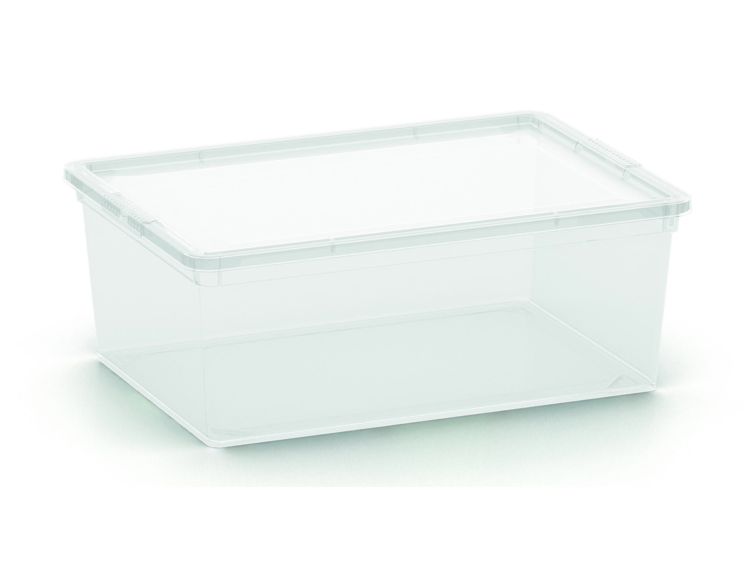 CAIXA PARA ARRUMA&Ccedil;&Atilde;O AUCHAN ESSENCIAL 10L 37X26X14CM image number 0