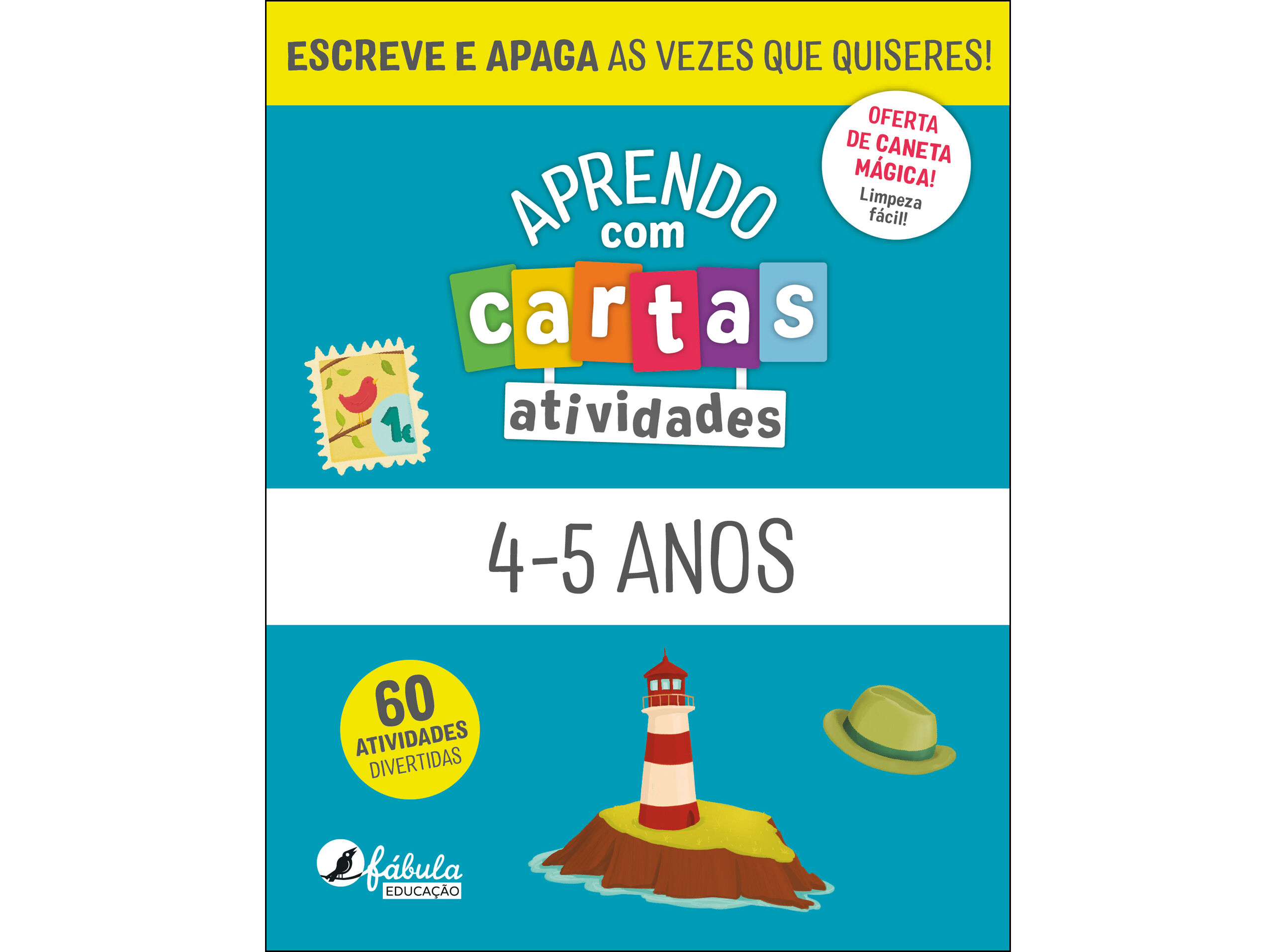 LIVRO APRENDO COM CARTAS - ATIVIDADES 4-5 ANOS image number 0