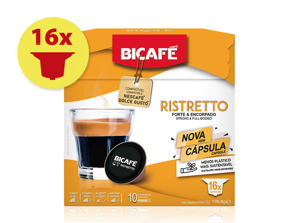 C&Aacute;PSULAS CAF&Eacute; BICAF&Eacute; RISTRETTO DG 16 UN image number 3