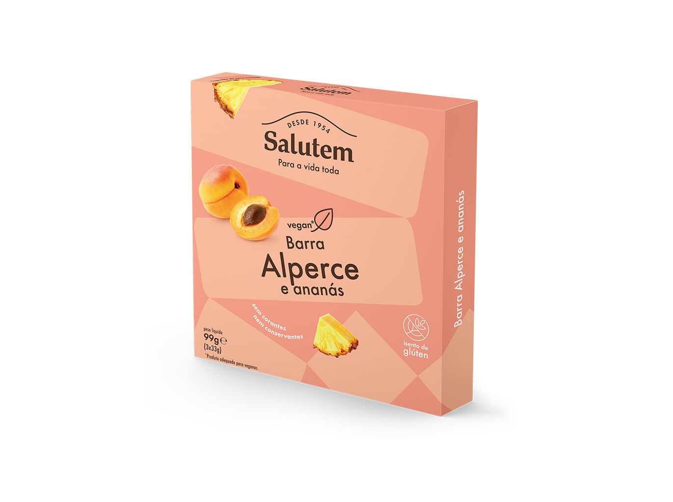 BARRAS NATURAIS SALUTEM ALPERCE E ANAN&Aacute;S 3X33G image number 0