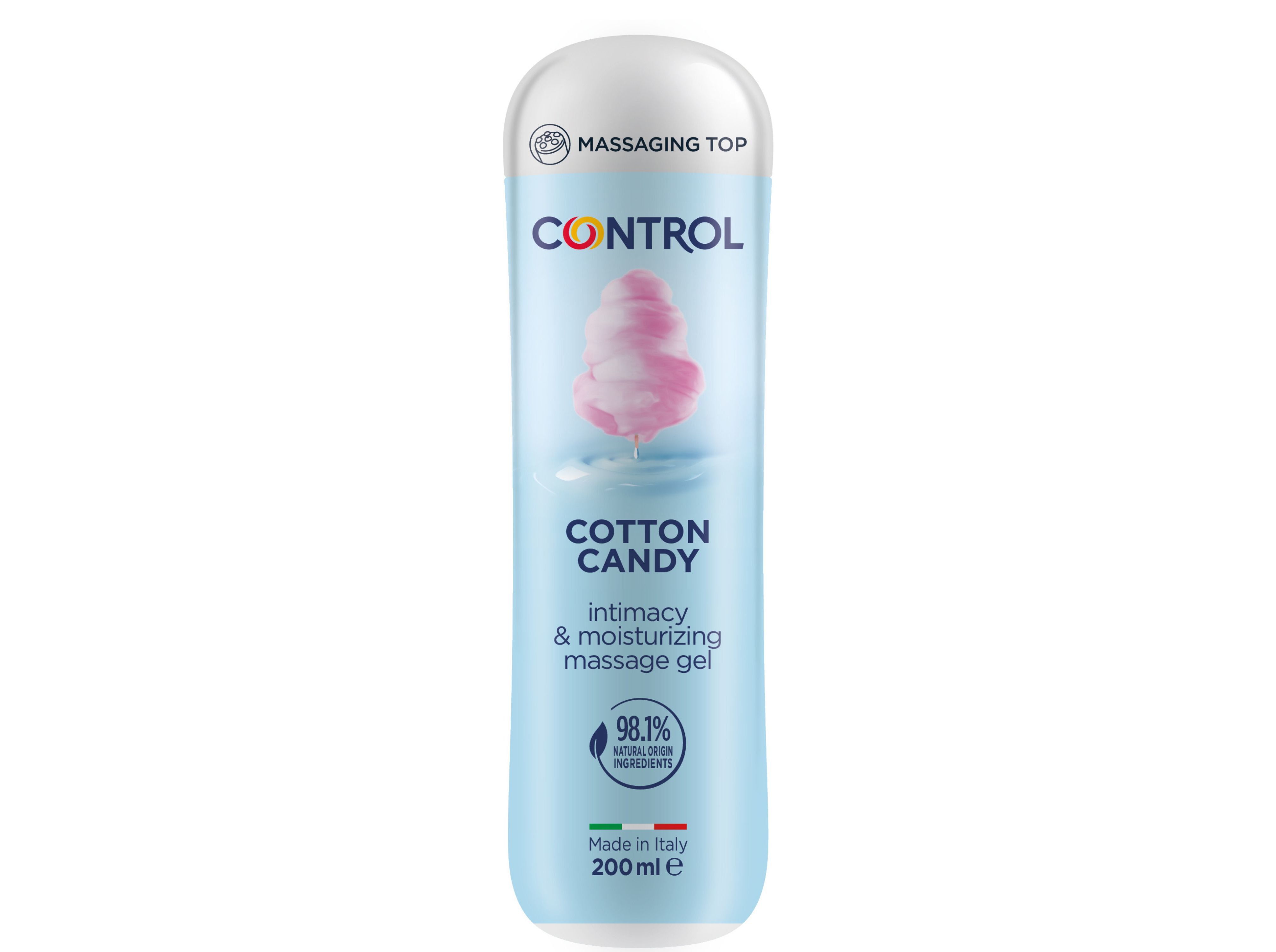 GEL DE MASSAGEM CONTROL COTTON CANDY 200ML image number 0