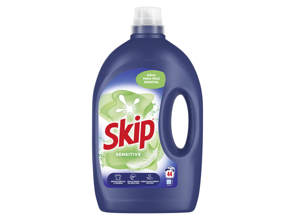DETERGENTE ROUPA M&Aacute;QUINA LIQU&Iacute;DO SKIP SENSITIVE 44D image number 0