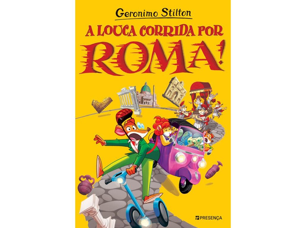 LIVRO A LOUCA CORRIDA POR ROMA DE GERONIMO STILTON image number 0