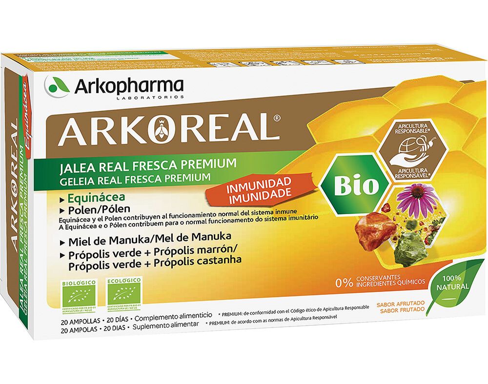 SUPLEMENTO ARKOREAL GELEIA REAL BIO 20 AMPOLAS image number 0