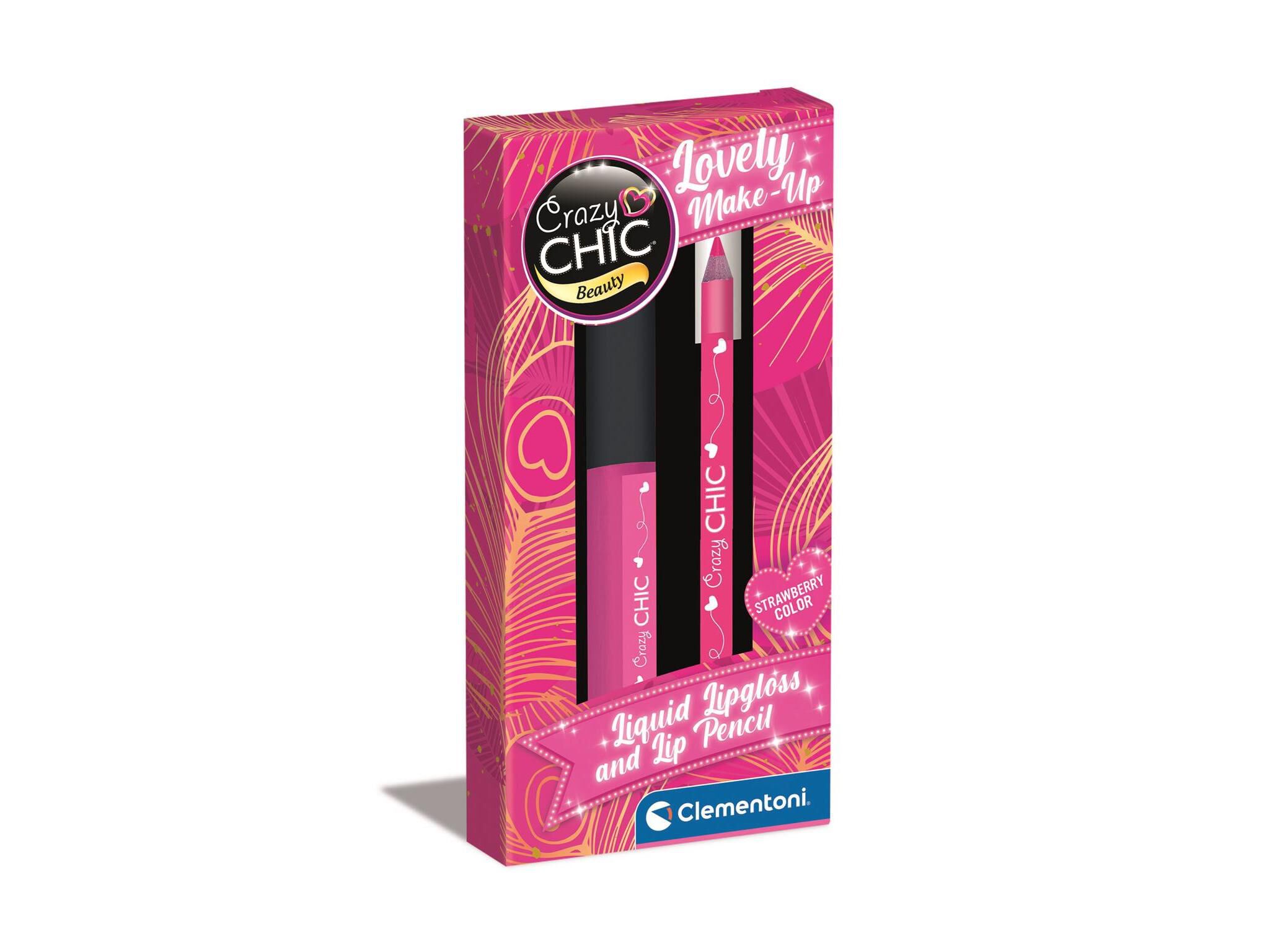 LIPGLOSS & LIP PENCIL CRAZY CHIC STRAMBERRY