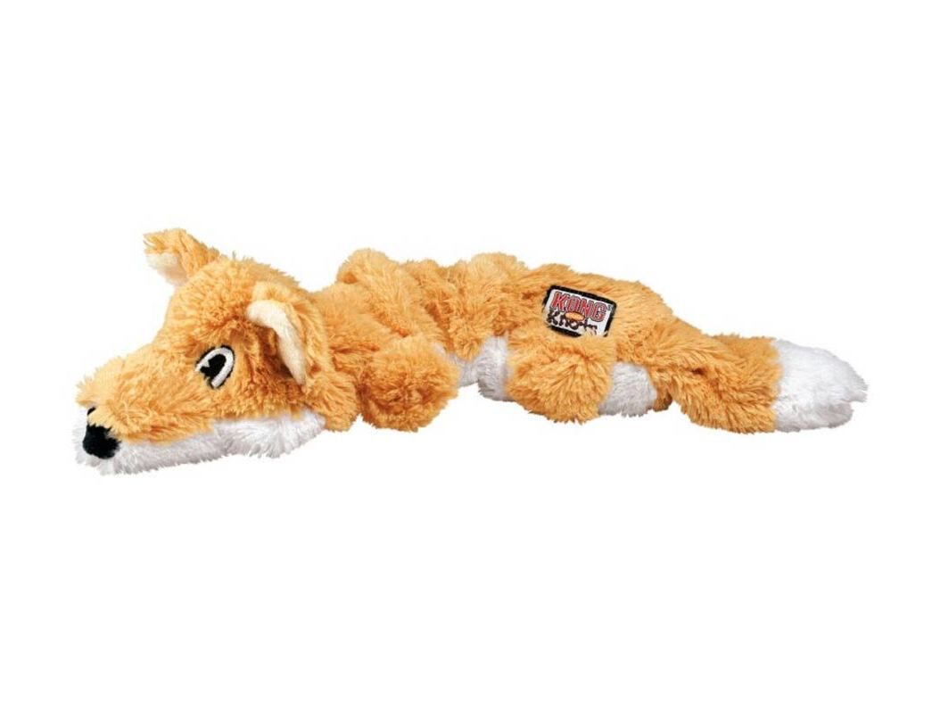 BRINQUEDO PARA C&Atilde;O SCRUNCH KONG RAPOSA PEQUENO / M&Eacute;DIO