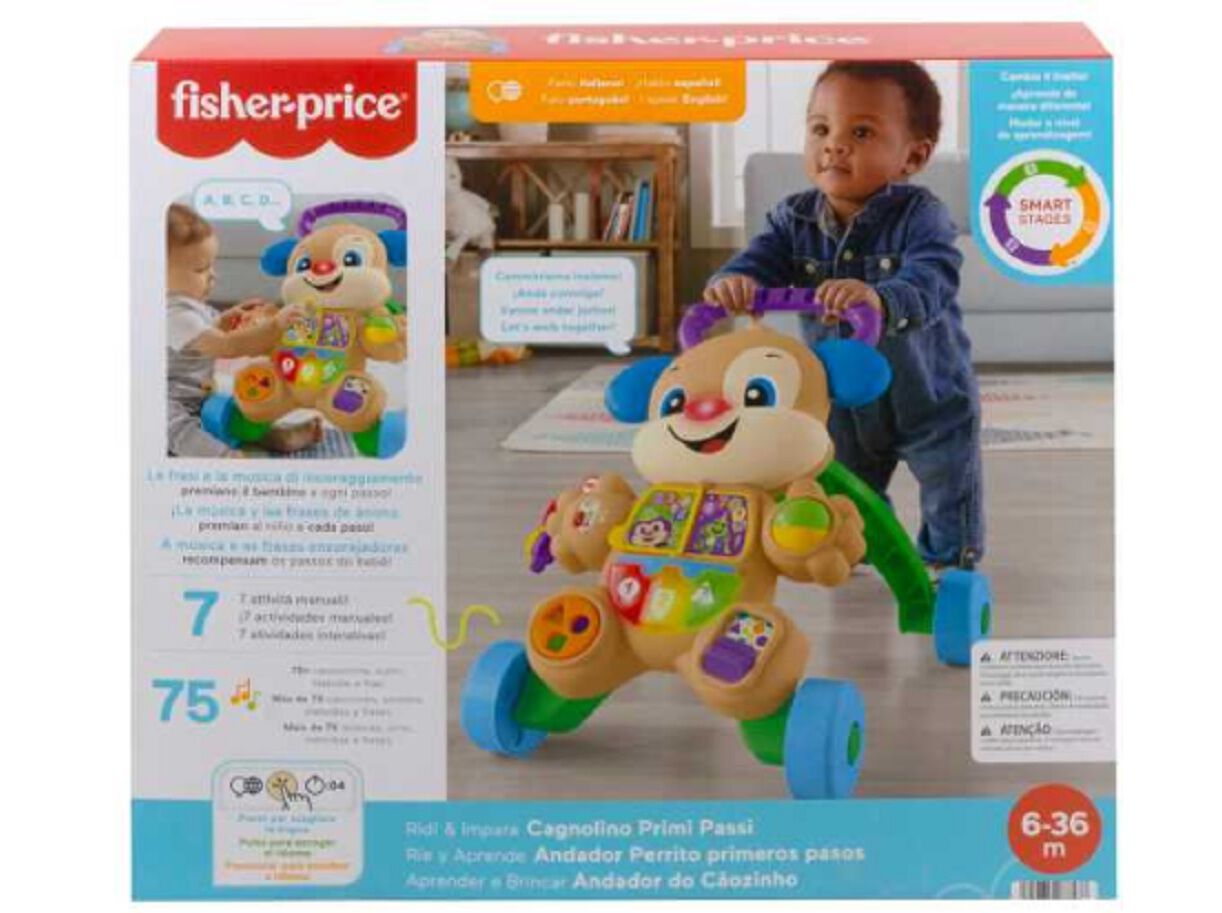 ANDADOR C&Atilde;OZINHO FISHER PRICE