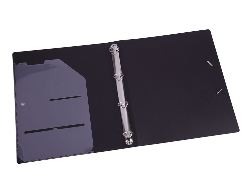 Dossier A4 Auchan 4 Argolas Preto | Auchan