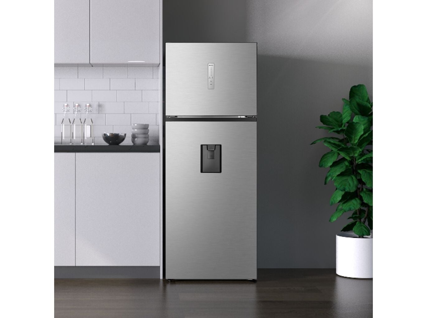 FRIGOR&Iacute;FICO 2 PORTAS HISENSE RT600N4WC2 (NO FROST E 185CM 467L LOOK INOX) image number 3