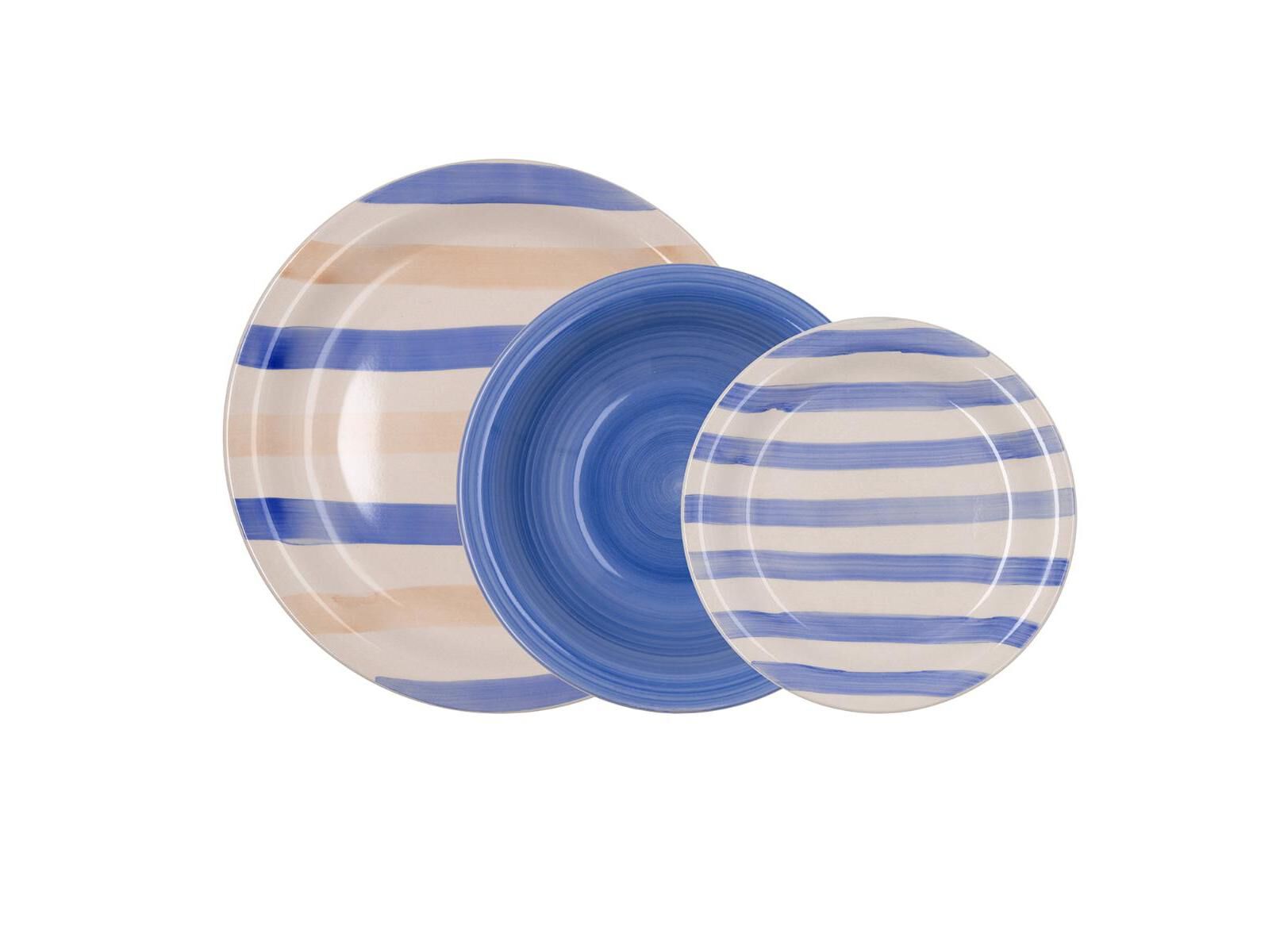 SERVI&Ccedil;O DE MESA QUID AZUL 18 PE&Ccedil;AS