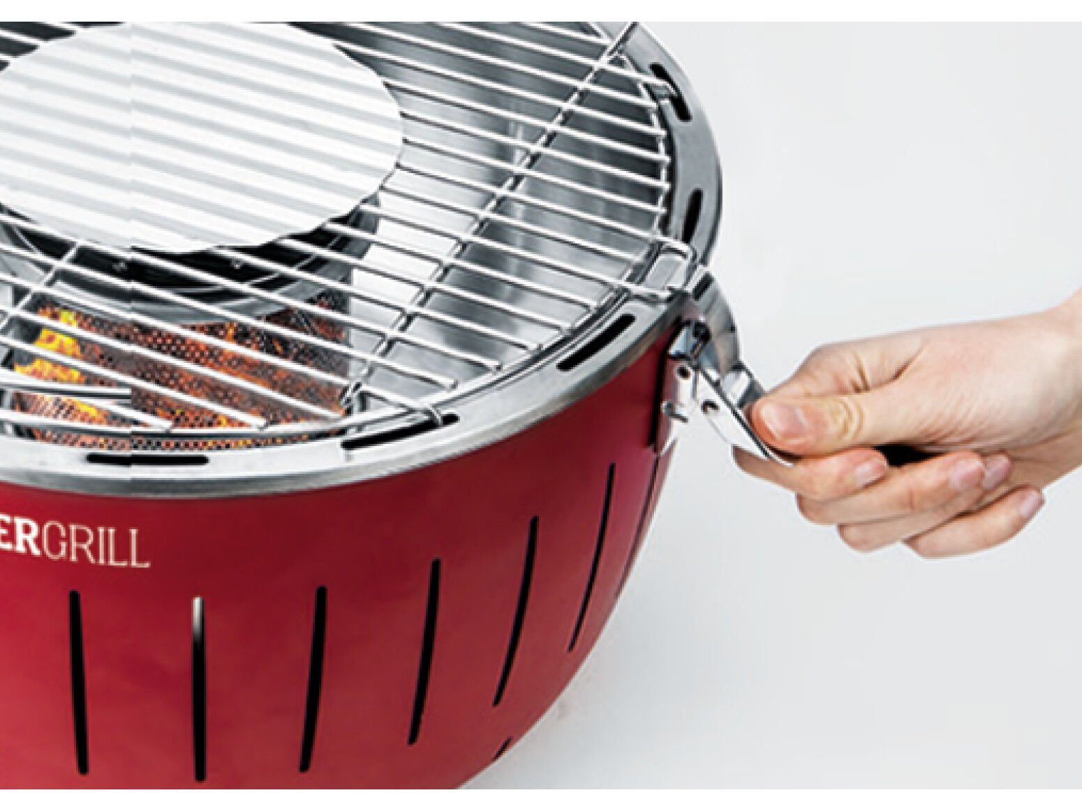 GRELHADOR DE MESA FLAMA 4006FL MASTERGRIL VERMELHO+KIT image number 2