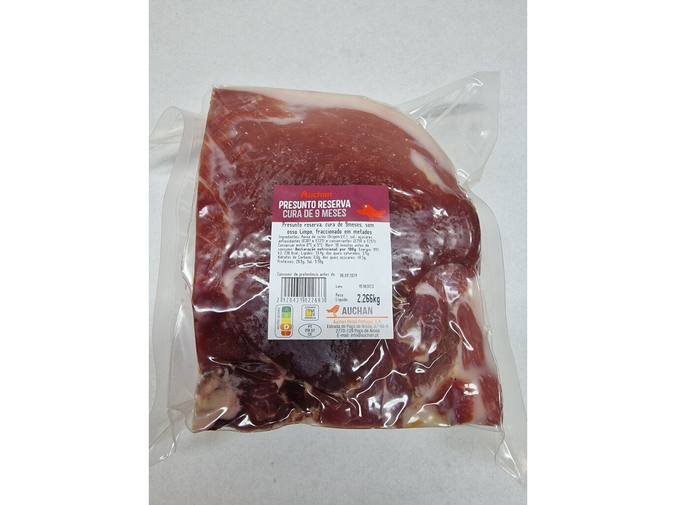 CENTRO DE PRESUNTO RESERVA AUCHAN CURA 9M KG image number 1