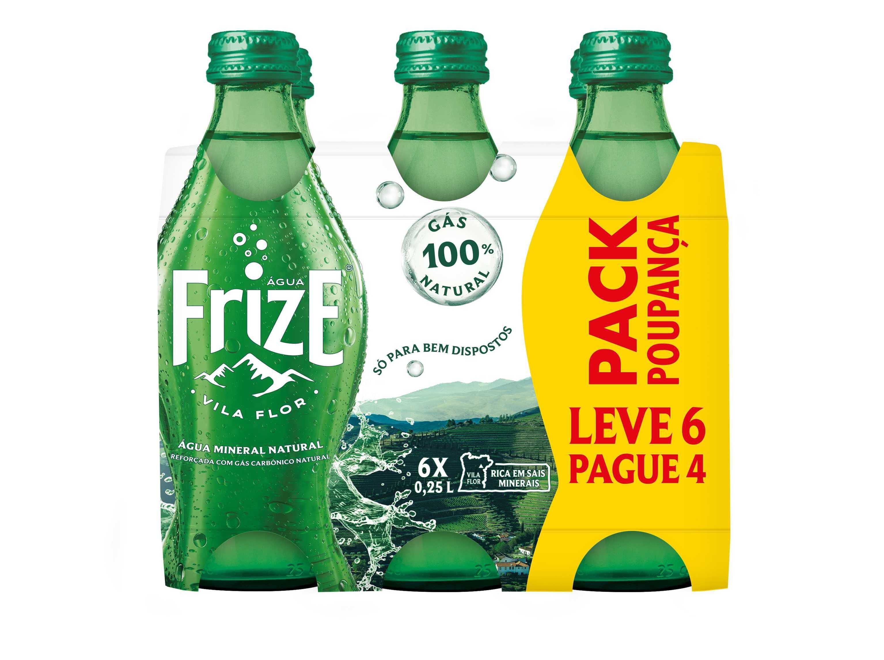 &Aacute;GUA COM G&Aacute;S FRIZE 6X0.25L image number 1