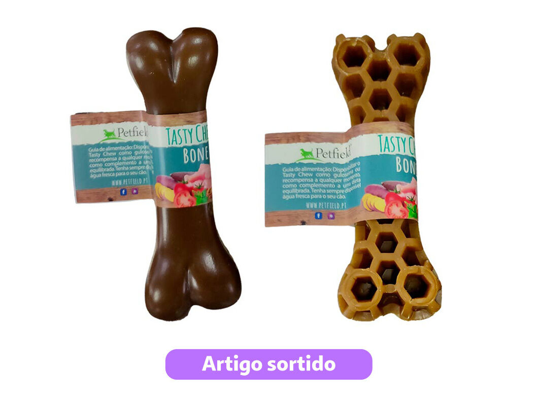 SNACKS C&Atilde;O PETFIELD TASTY CHEW BONE MODELOS SORTIDOS