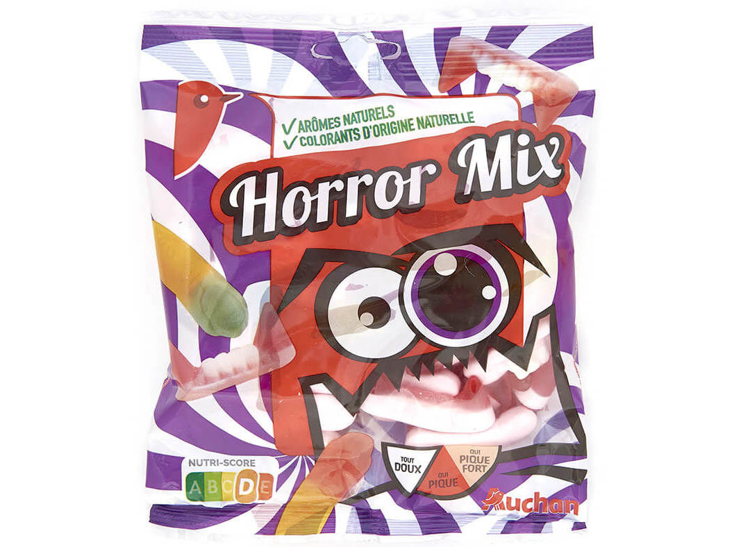 GOMAS AUCHAN HORROR MIX 250G