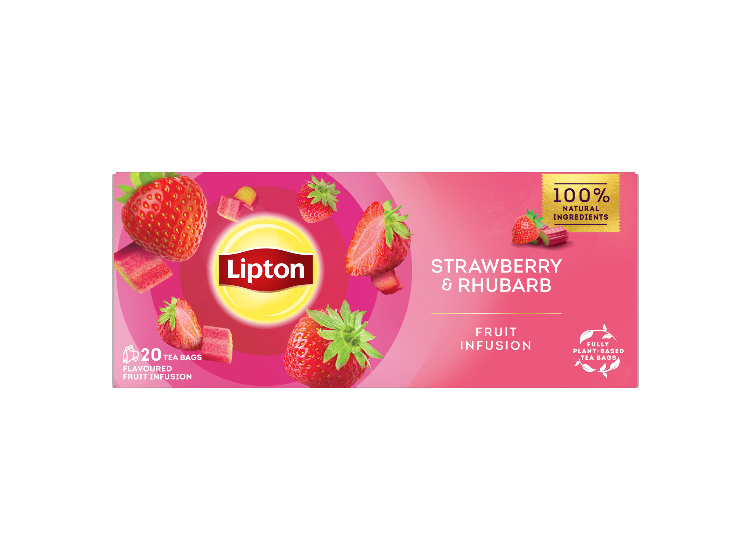 INFUS&Atilde;O LIPTON MORANGO RUIBARBO 20 SAQ image number 1