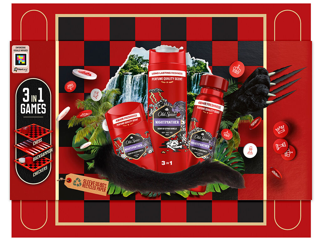 CONJUNTO OLD SPICE STICK+SPRAY+ GEL+3 JOGOS image number 0