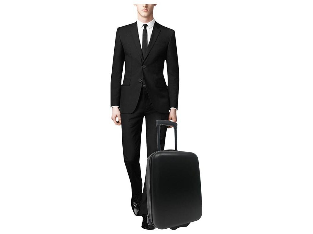 MALA DE CABINE R&Iacute;GIDA POLEGAR PRETO 2 RODAS 49CM image number 7