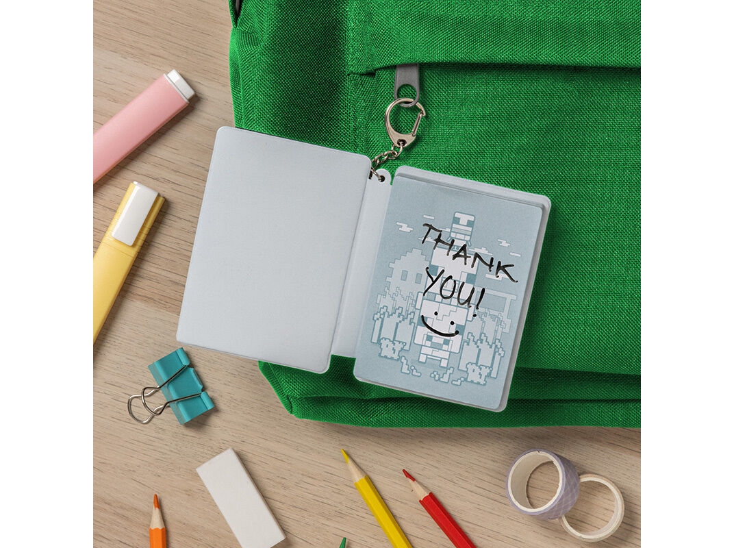 MINI NOTEPAD MINECRAFT PORTA-CHAVES image number 2