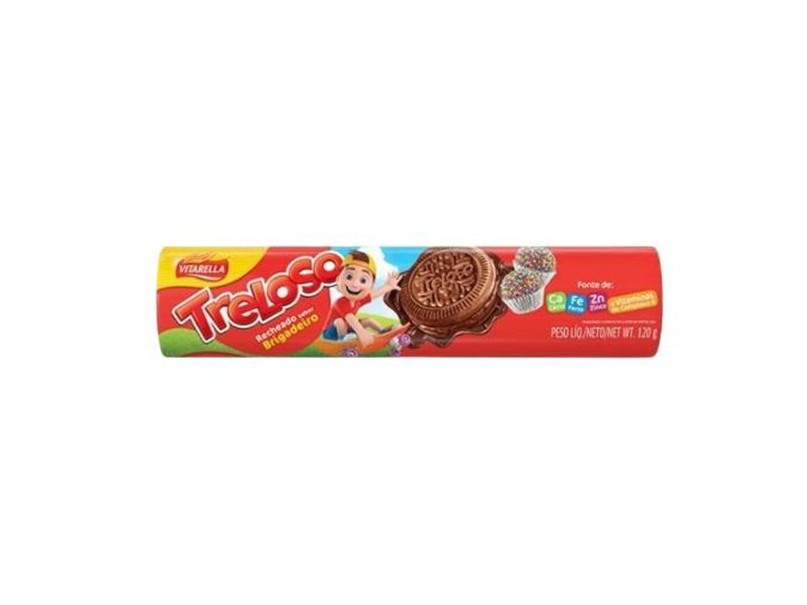 BISCOITO VITARELLA TRELOSO BRIGADEIRO 120G image number 0