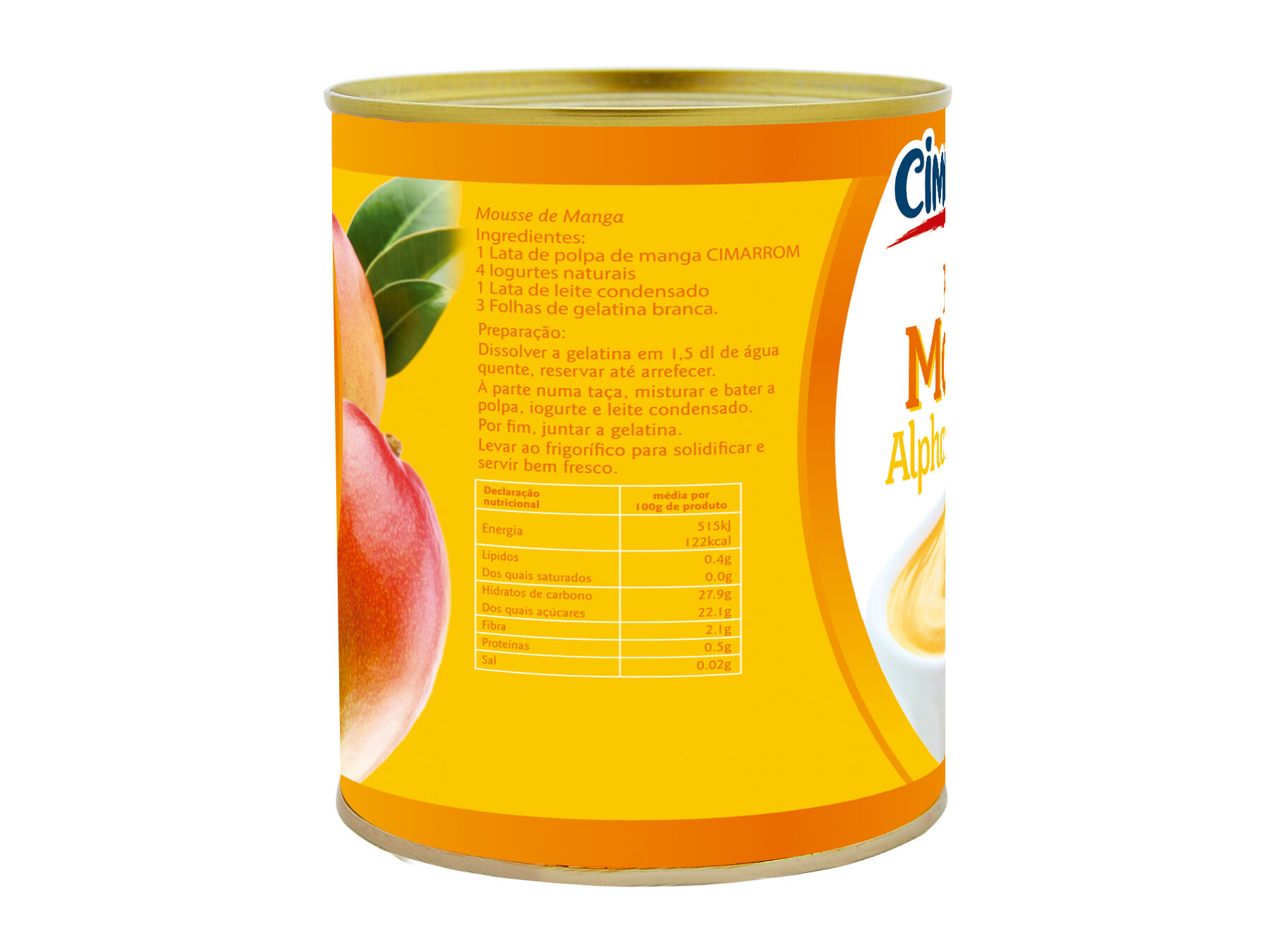 POLPA CIMARROM DE MANGA 850G image number 2