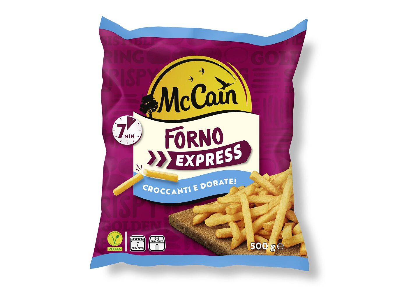 BATATAS MCCAIN PARA FORNO PALITOS EXPRESS 7MIN 500G image number 0