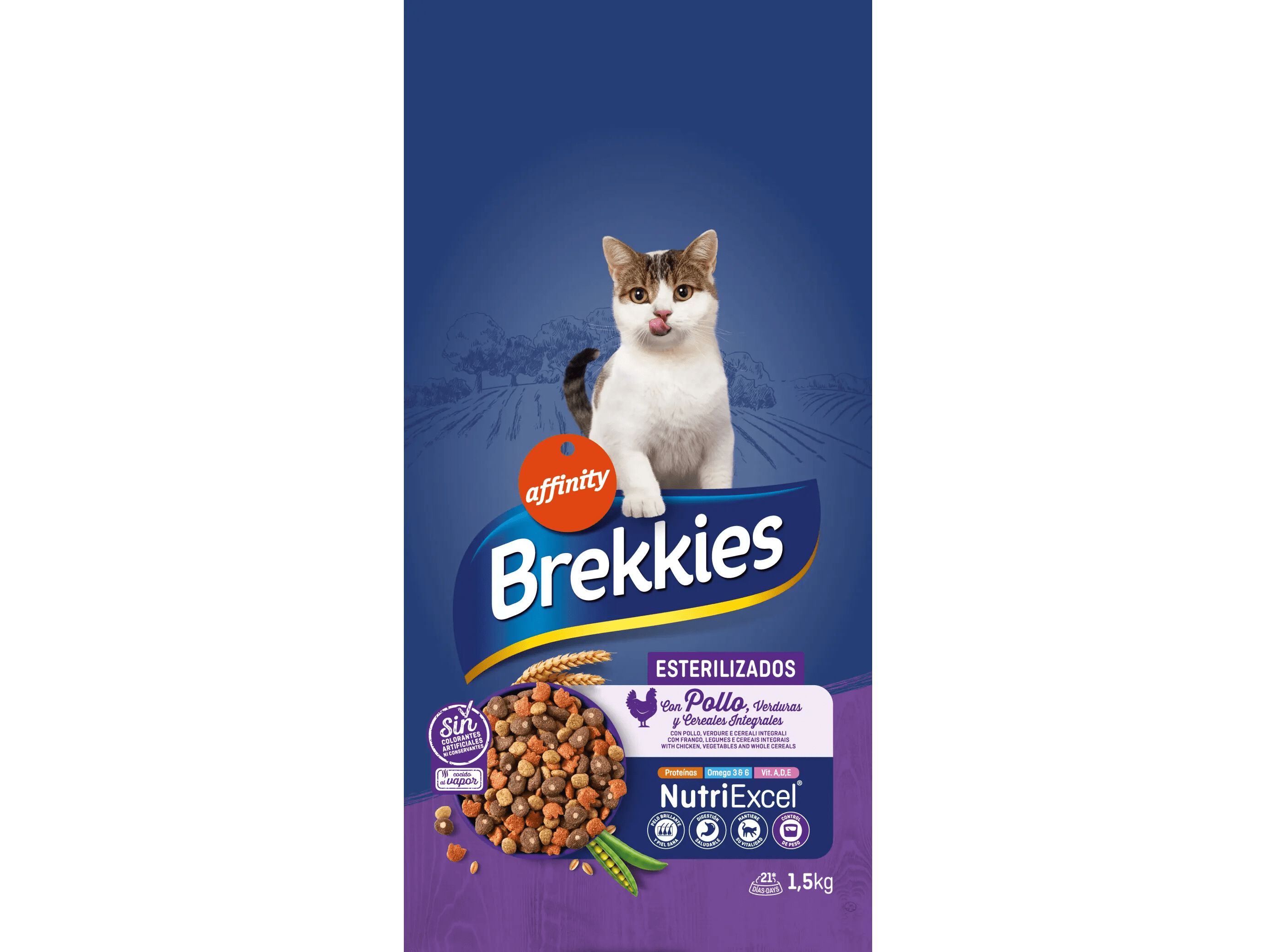 RA&Ccedil;&Atilde;O PARA GATO BREKKIES ESTERILIZADO 1.5KG image number 0