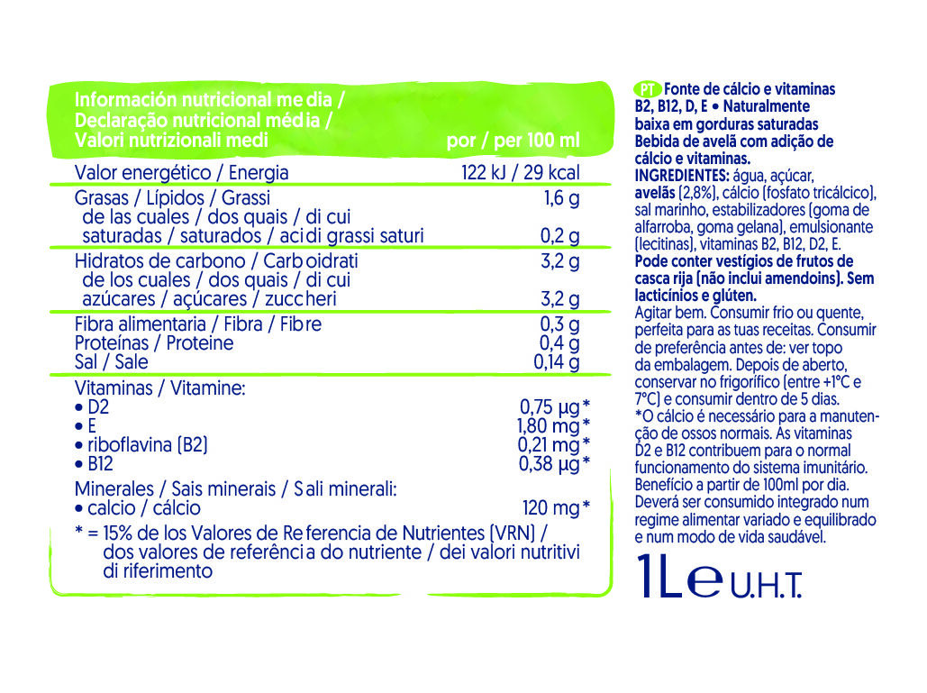 BEBIDA ALPRO DE AVEL&Atilde; 1L image number 1