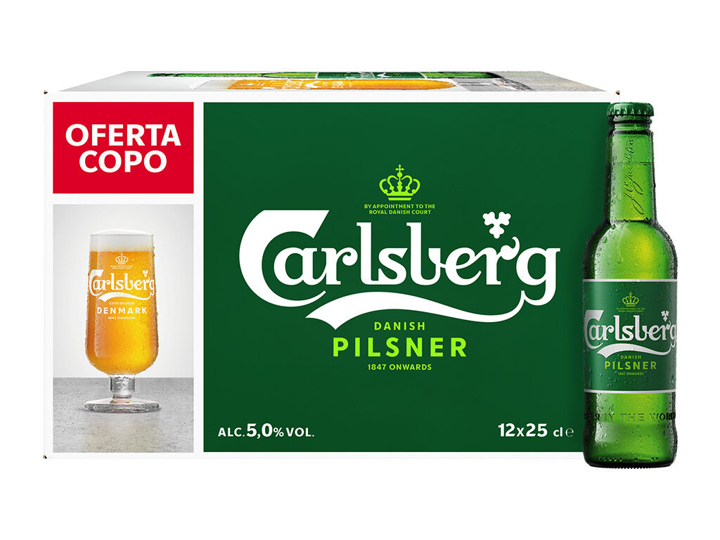 CERVEJA CARLSBERG + COPO 12X0.25L image number 0