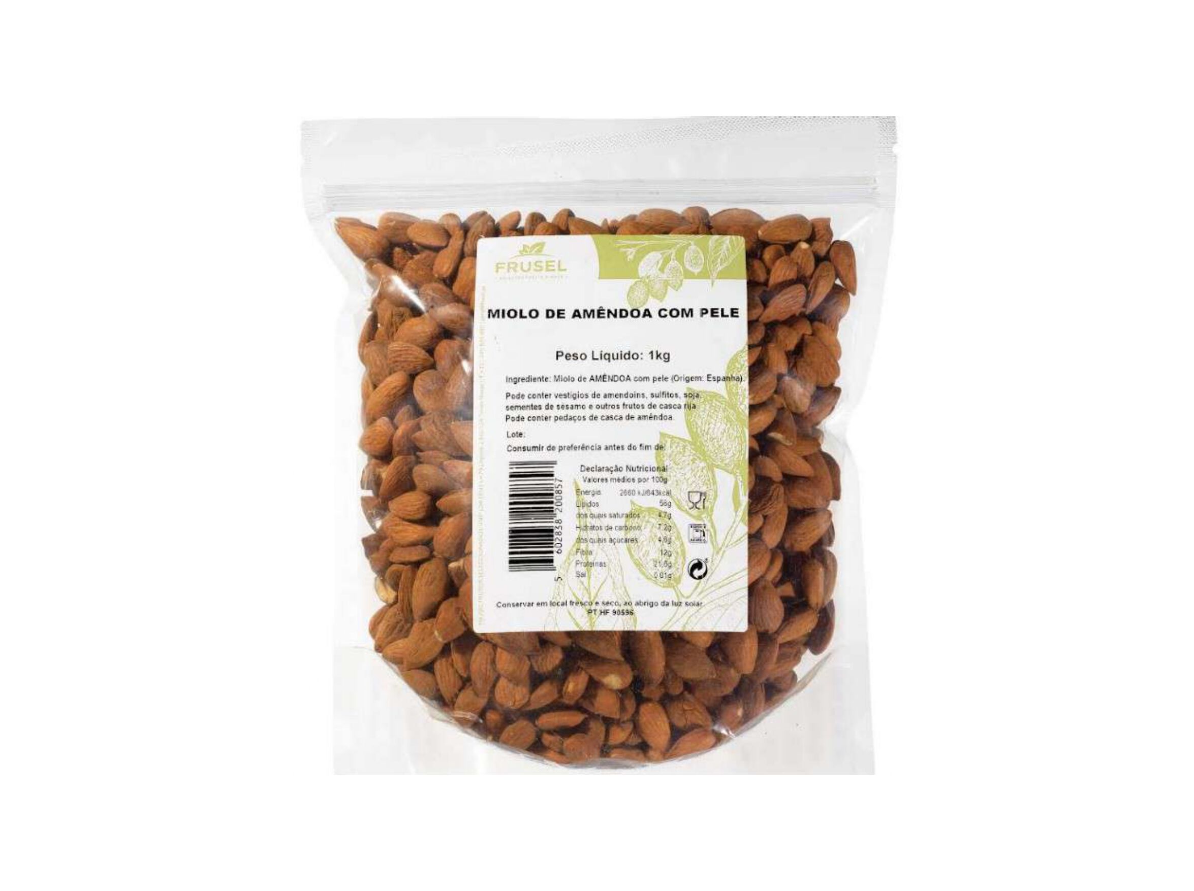 MIOLO DE AM&Atilde;NDOA FRUSEL COM PELE 1 KG image number 0