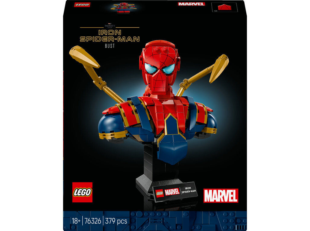 BUSTO DO IRON SPIDER-MAN LEGO SUPER HEROES MARVEL 76326 image number 0