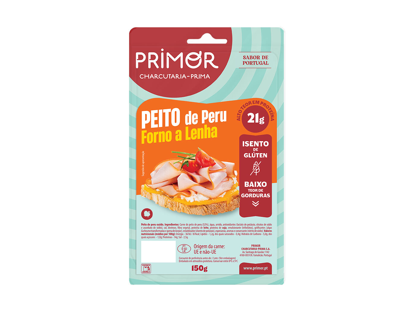 PEITO DE PERU PRIMOR FORNO A LENHA 150 G image number 0